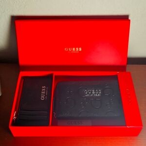 Guess Wallet and card holder black